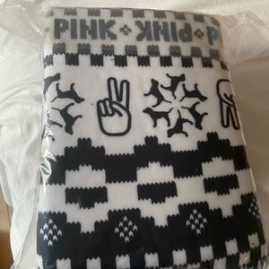 Brand new in package PINK throw blanket